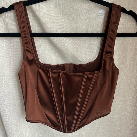 Forever 21 Tops - Brown Corset Top